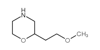 2-(2-甲氧基乙基)吗啉结构式