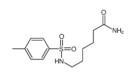 6-[(4-methylphenyl)sulfonylamino]hexanamide结构式