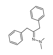 1,3-diphenylacetone N,N-dimethylhydrazone Structure