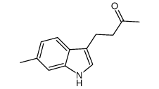 4-(6-methyl-1H-indol-3-yl)butan-2-one Structure