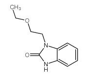 1-(2-乙氧基乙基)-1,3-二氢-2H-苯并咪唑-2-酮结构式