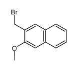 2-(bromomethyl)-3-(methoxy)naphthalene Structure