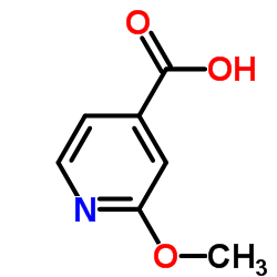 2-甲氧基-4-吡啶甲酸结构式