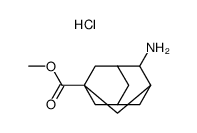 methyl 4-amino-adamantane-1-carboxylate hydrochloride结构式