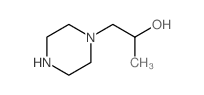 1-(哌嗪-1-基)丙-2-醇结构式
