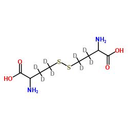 DL-Homocystine-3,3,3’,3’,4,4,4’,4’-d8结构式