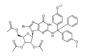 N-(4,4'-Dimethoxytrityl)-8-bromoguanosine 2',3',5'-Triacetate picture