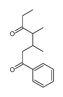 3,4-dimethyl-1-phenylheptane-1,5-dione Structure