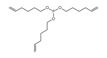 tri(1-hexene-6-yl)phosphite结构式