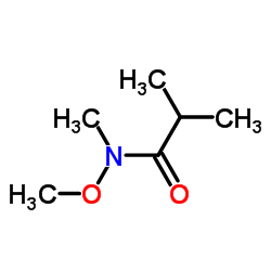 N-甲氧基-N,2-二甲基丙酰胺结构式