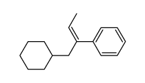 (Z)-(1-cyclohexylbut-2-en-2-yl)benzene结构式