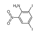 2,4-diiodo-6-nitroaniline Structure