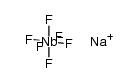 sodium niobium fluoride Structure