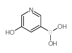(5-羟基吡啶-3-基)硼酸结构式