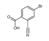 4-bromo-2-cyanobenzoic acid Structure