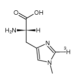 1-methyl[2-(3)H]-L-histidine Structure