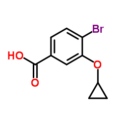 4-bromo-3-cyclopropoxybenzoic acid Structure