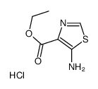 5-氨基-4-噻唑羧酸乙酯盐酸盐结构式