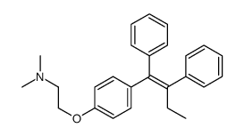 2-[4-[(E)-1,2-diphenylbut-1-enyl]phenoxy]-N,N-dimethylethanamine Structure