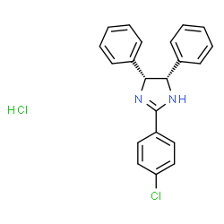 2-(4-chlorophenyl)-4,5-diphenyl-2-imidazoline hydrochloride结构式