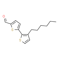 3'-己基-[2,2'-联噻吩]-5-甲醛结构式