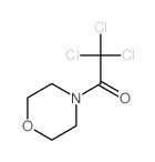 Ethanone,2,2,2-trichloro-1-(4-morpholinyl)- structure
