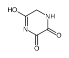 哌嗪-2,3,5-三酮结构式