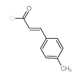 (2E)-3-(4-Methylphenyl)acryloyl chloride Structure