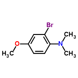 2-Bromo-4-methoxy-N,N-dimethylaniline结构式