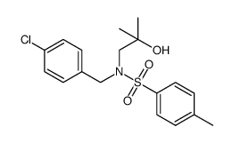 N-tosyl-1-(4-chlorobenzylamino)-2-methyl-2-propanol结构式