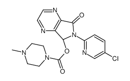 [(7R)-6-(5-chloropyridin-2-yl)-5-oxo-7H-pyrrolo[3,4-b]pyrazin-7-yl] 4-methylpiperazine-1-carboxylate Structure