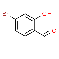 4-溴-2-羟基-6-甲基苯甲醛结构式