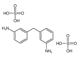 3-[(3-aminophenyl)methyl]aniline,sulfuric acid结构式