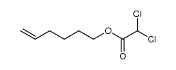dichloroacetic acid hex-5-enyl ester Structure