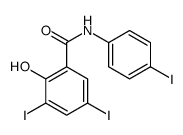3-Iodo-N-(3,4-diiodophenyl)-2-hydroxybenzamide structure