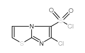 6-CHLOROIMIDAZO[2,1-B]THIAZOLE-5-SULFONYL CHLORIDE Structure