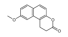 9-methoxy-1,2-dihydrobenzo[f]chromen-3-one结构式