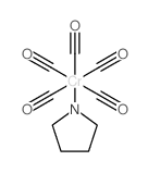 Chromium, pentacarbonyl(pyrrolidine)-, (OC-6-22)-结构式