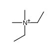 diethyl(dimethyl)azanium Structure