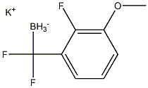 Potassium Trifluoro(3-methoxybenzyl)borate Structure