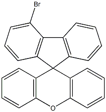 4-溴螺[芴-9,9'-氧杂蒽]结构式