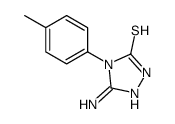 3-amino-4-(4-methylphenyl)-1H-1,2,4-triazole-5-thione结构式
