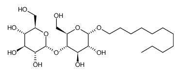 十一烷基 alpha-D-麦芽糖苷结构式