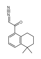 2-diazo-1-(5,5-dimethyl-5,6,7,8-tetrahydro-1-naphthyl)-1-ethanone结构式