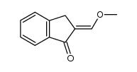 2-Methoxymethylen-1-hydrindanon结构式