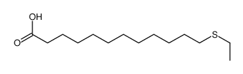 12-ethylsulfanyldodecanoic acid Structure