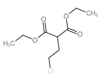 diethyl 2-(2-chloroethyl)propanedioate Structure