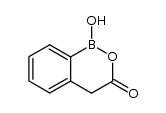 1-hydroxy-1,4-dihydro-benzo[c][1,2]oxaborinin-3-one结构式