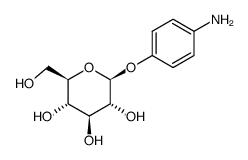 4-Aminophenyl β-D-glucopyranoside Structure