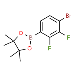 4-Bromo-2,3-difluorophenylboronic acid pinacol ester结构式